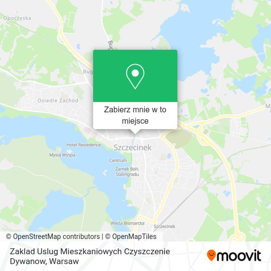 Mapa Zaklad Uslug Mieszkaniowych Czyszczenie Dywanow