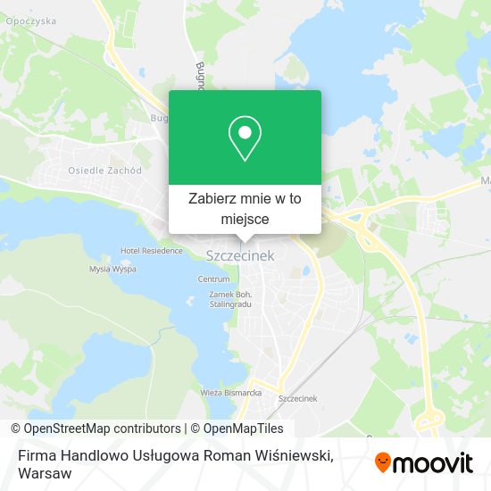 Mapa Firma Handlowo Usługowa Roman Wiśniewski