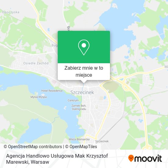 Mapa Agencja Handlowo Usługowa Mak Krzysztof Marewski