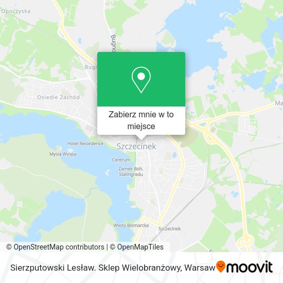 Mapa Sierzputowski Lesław. Sklep Wielobranżowy