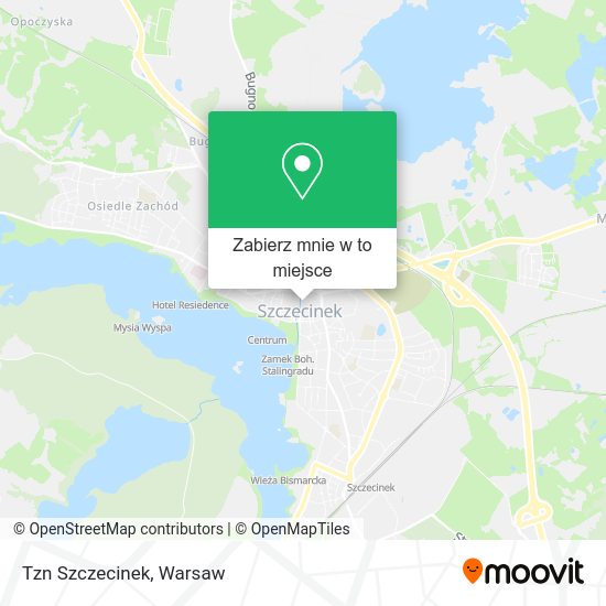 Mapa Tzn Szczecinek