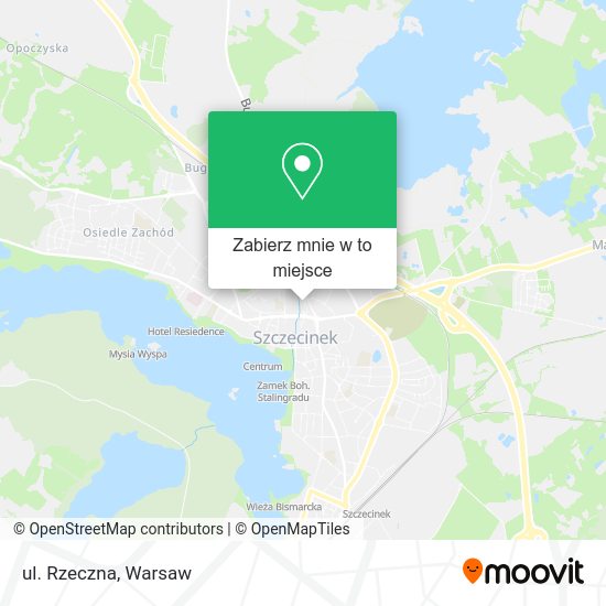 Mapa ul. Rzeczna