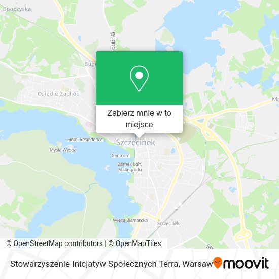 Mapa Stowarzyszenie Inicjatyw Społecznych Terra