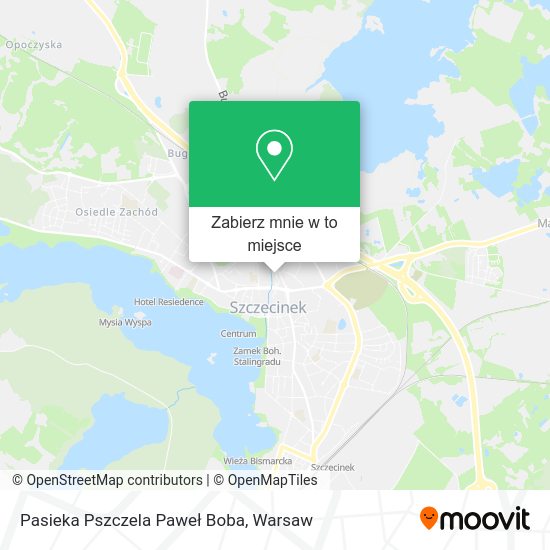 Mapa Pasieka Pszczela Paweł Boba