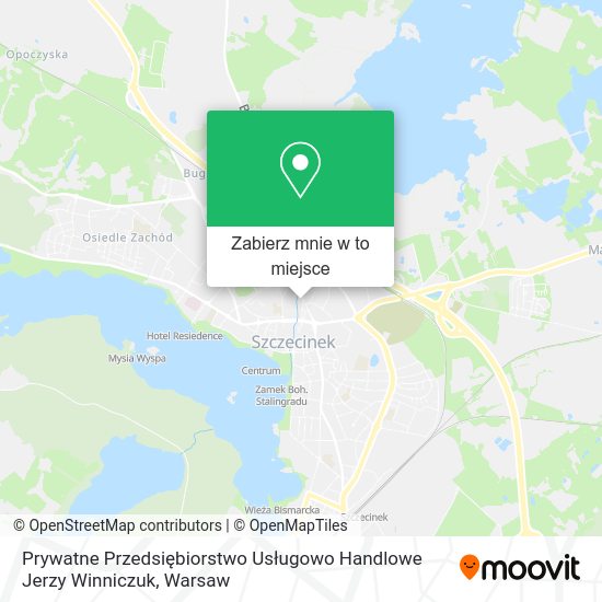 Mapa Prywatne Przedsiębiorstwo Usługowo Handlowe Jerzy Winniczuk