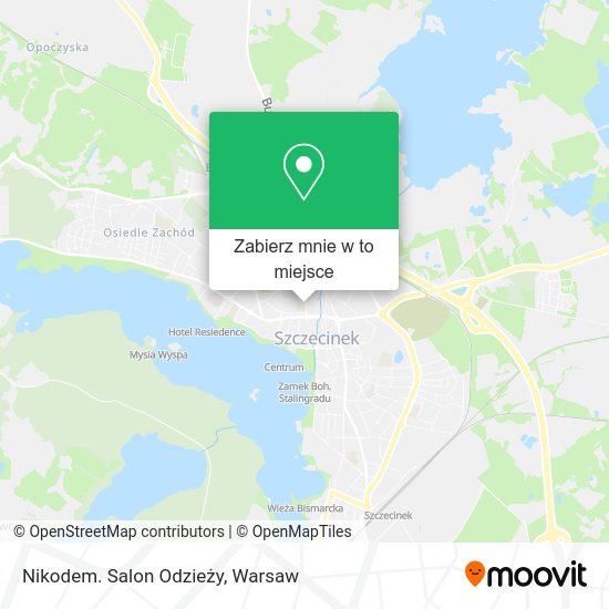 Mapa Nikodem. Salon Odzieży