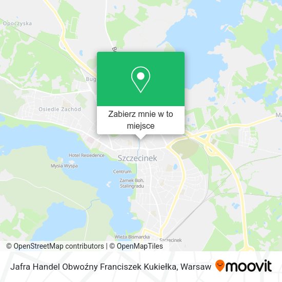 Mapa Jafra Handel Obwoźny Franciszek Kukiełka