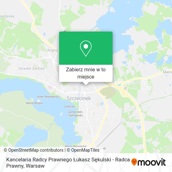 Mapa Kancelaria Radcy Prawnego Łukasz Sękulski - Radca Prawny