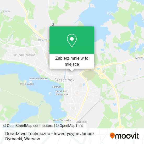 Mapa Doradztwo Techniczno - Inwestycyjne Janusz Dymecki