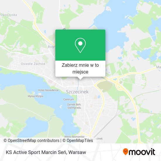 Mapa KS Active Sport Marcin Seń