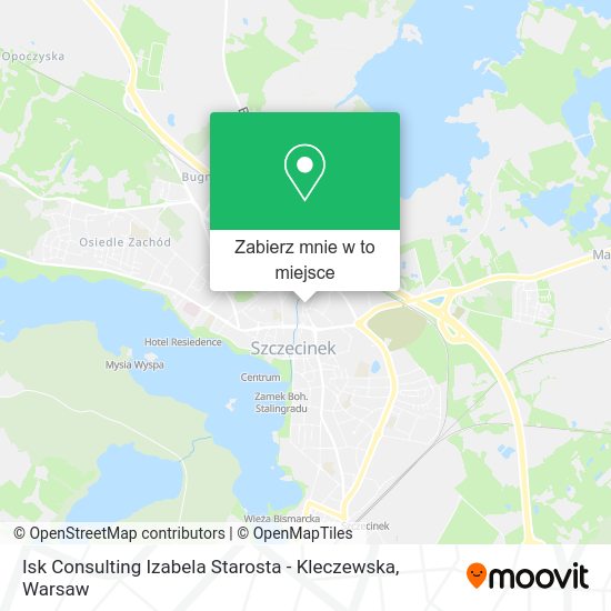 Mapa Isk Consulting Izabela Starosta - Kleczewska