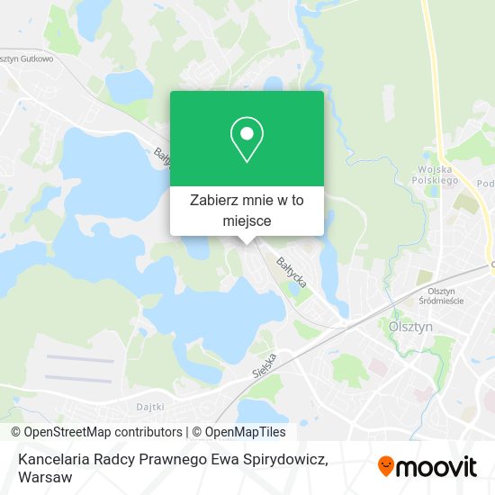 Mapa Kancelaria Radcy Prawnego Ewa Spirydowicz