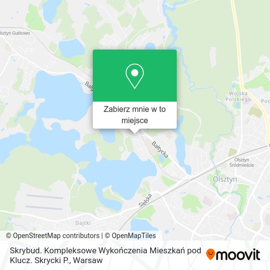 Mapa Skrybud. Kompleksowe Wykończenia Mieszkań pod Klucz. Skrycki P.