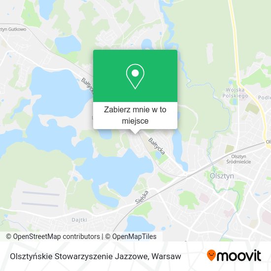 Mapa Olsztyńskie Stowarzyszenie Jazzowe