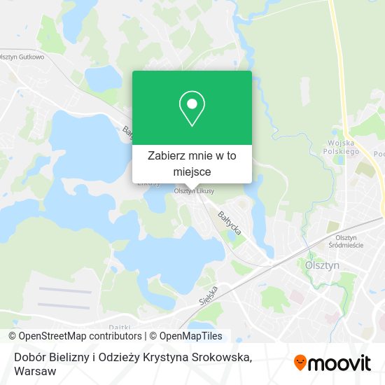 Mapa Dobór Bielizny i Odzieży Krystyna Srokowska