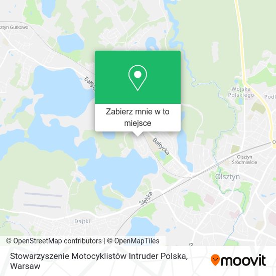 Mapa Stowarzyszenie Motocyklistów Intruder Polska