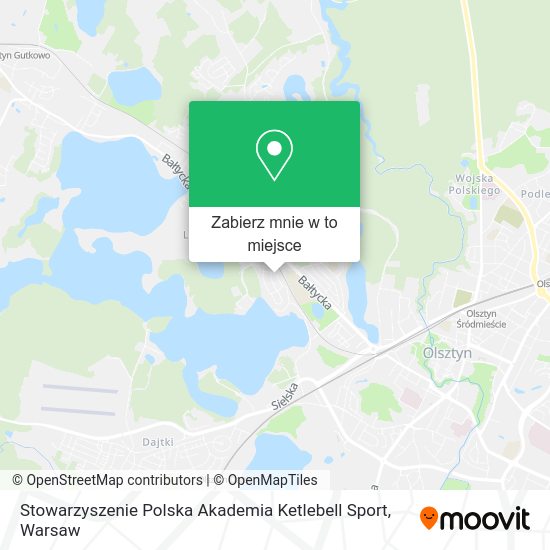 Mapa Stowarzyszenie Polska Akademia Ketlebell Sport