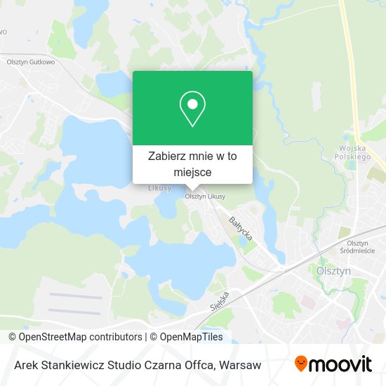 Mapa Arek Stankiewicz Studio Czarna Offca