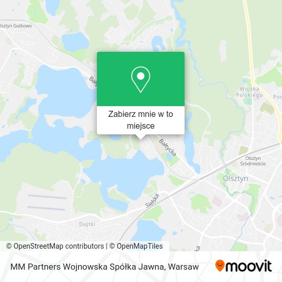 Mapa MM Partners Wojnowska Spółka Jawna