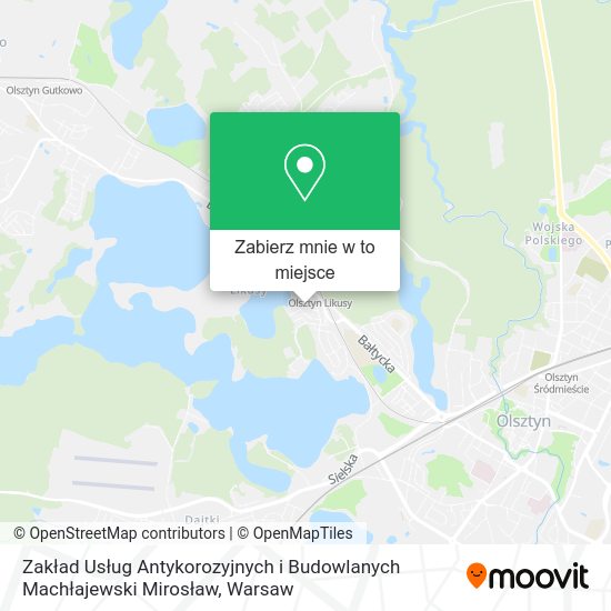 Mapa Zakład Usług Antykorozyjnych i Budowlanych Machłajewski Mirosław