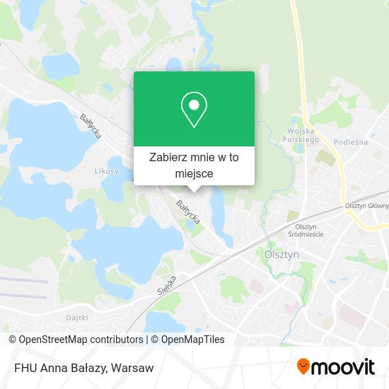 Mapa FHU Anna Bałazy