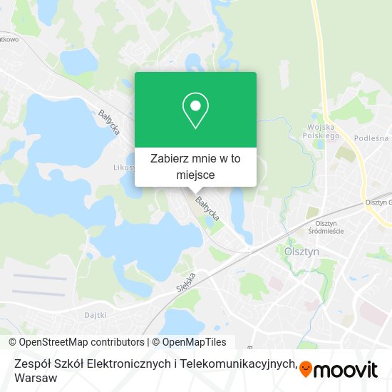 Mapa Zespół Szkół Elektronicznych i Telekomunikacyjnych