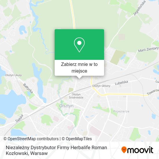 Mapa Niezależny Dystrybutor Firmy Herbalife Roman Kozłowski