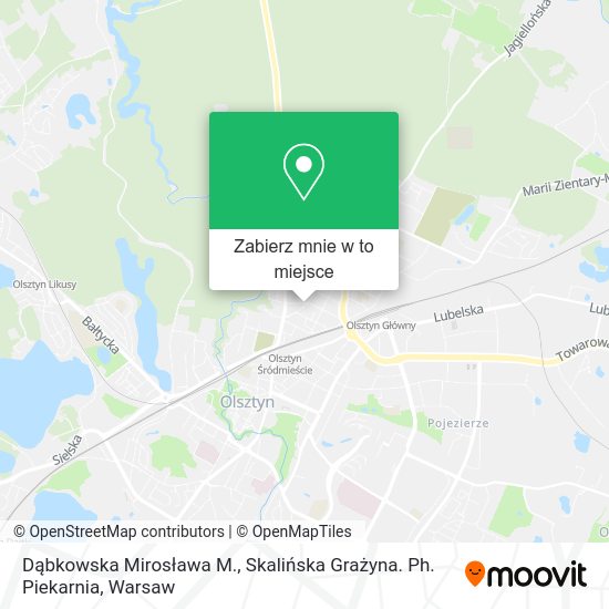 Mapa Dąbkowska Mirosława M., Skalińska Grażyna. Ph. Piekarnia