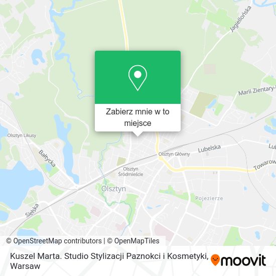 Mapa Kuszel Marta. Studio Stylizacji Paznokci i Kosmetyki