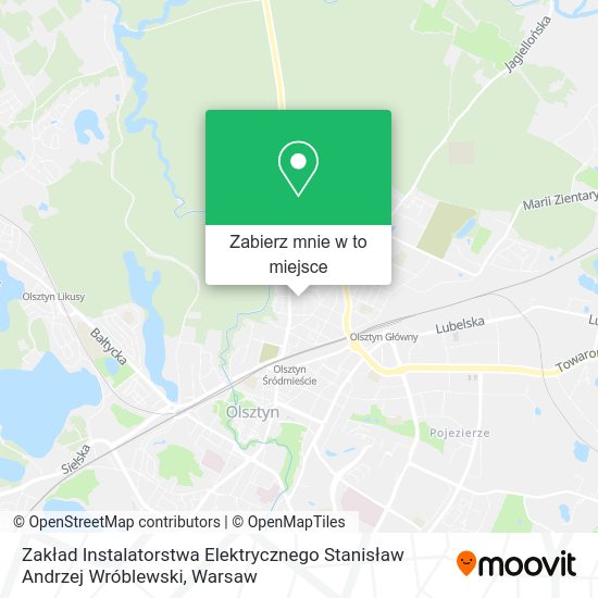 Mapa Zakład Instalatorstwa Elektrycznego Stanisław Andrzej Wróblewski