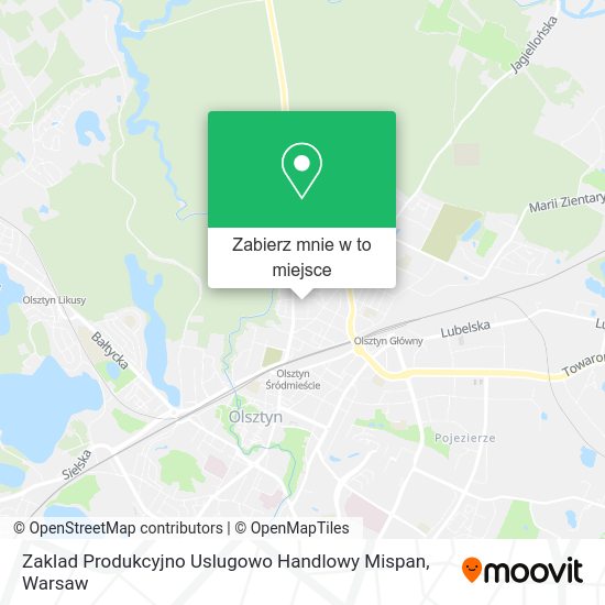 Mapa Zaklad Produkcyjno Uslugowo Handlowy Mispan