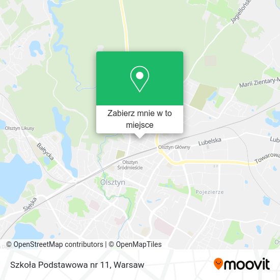 Mapa Szkoła Podstawowa nr 11