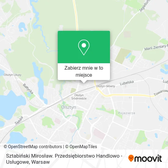 Mapa Sztabiński Mirosław. Przedsiębiorstwo Handlowo - Usługowe