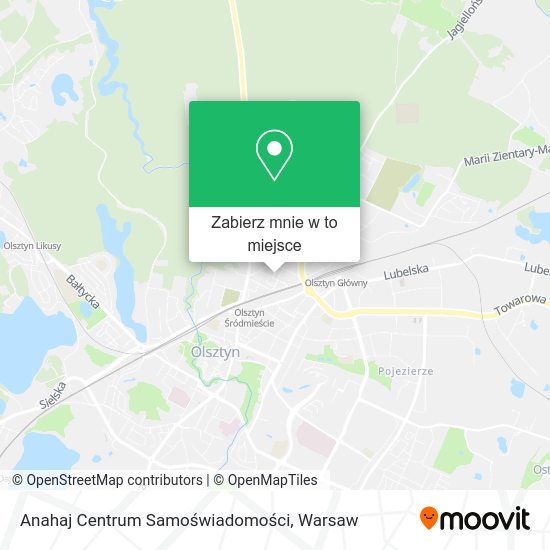 Mapa Anahaj Centrum Samoświadomości