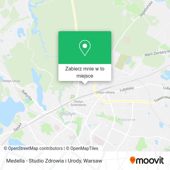 Mapa Medella - Studio Zdrowia i Urody