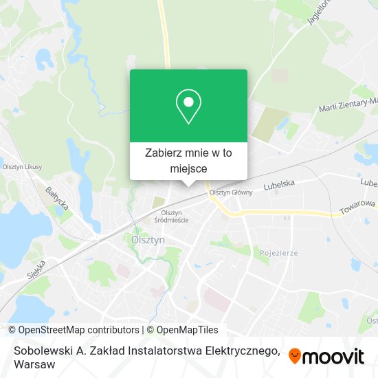 Mapa Sobolewski A. Zakład Instalatorstwa Elektrycznego