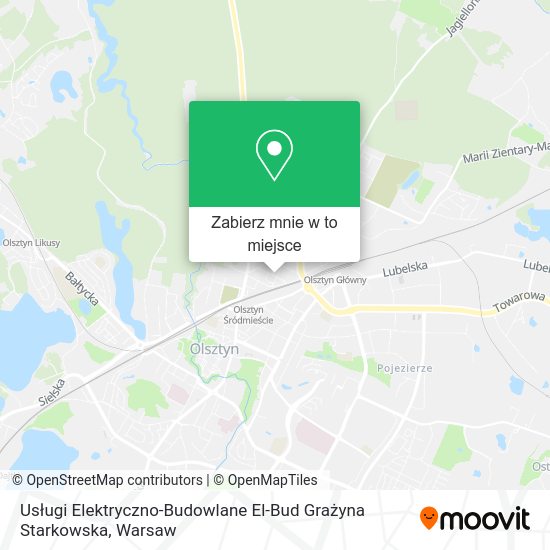 Mapa Usługi Elektryczno-Budowlane El-Bud Grażyna Starkowska