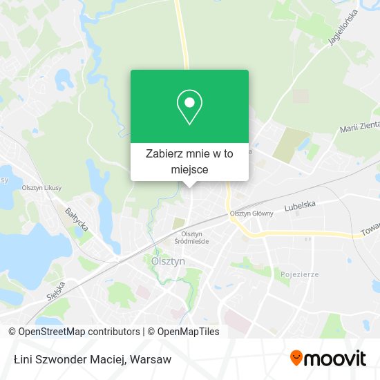 Mapa Łini Szwonder Maciej