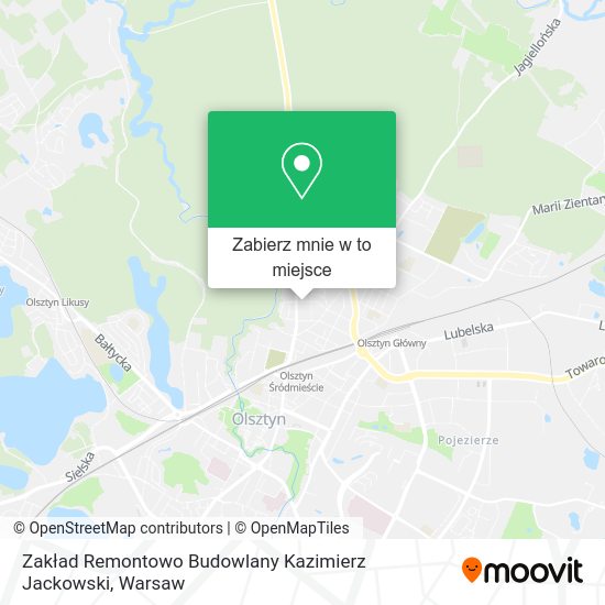 Mapa Zakład Remontowo Budowlany Kazimierz Jackowski