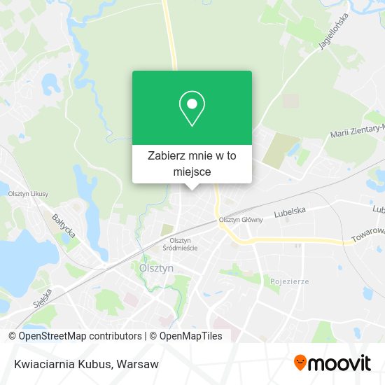 Mapa Kwiaciarnia Kubus