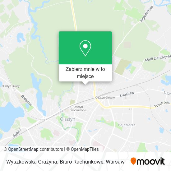 Mapa Wyszkowska Grażyna. Biuro Rachunkowe