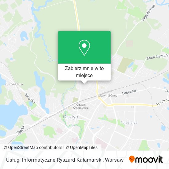 Mapa Usługi Informatyczne Ryszard Kałamarski