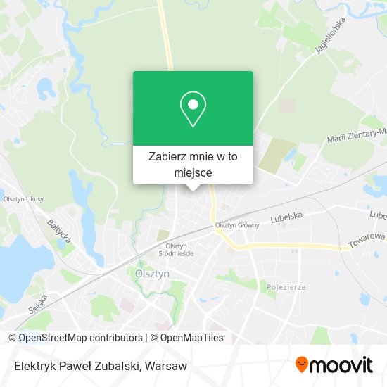 Mapa Elektryk Paweł Zubalski