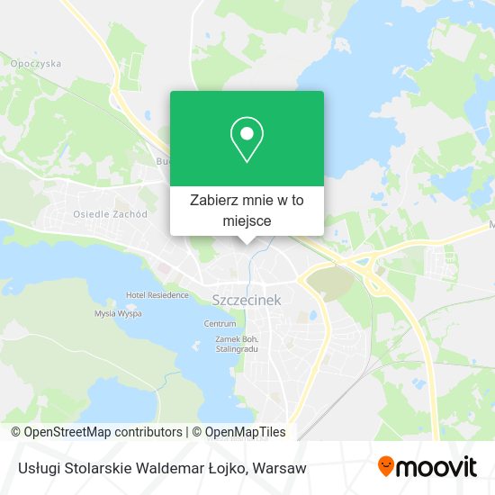 Mapa Usługi Stolarskie Waldemar Łojko