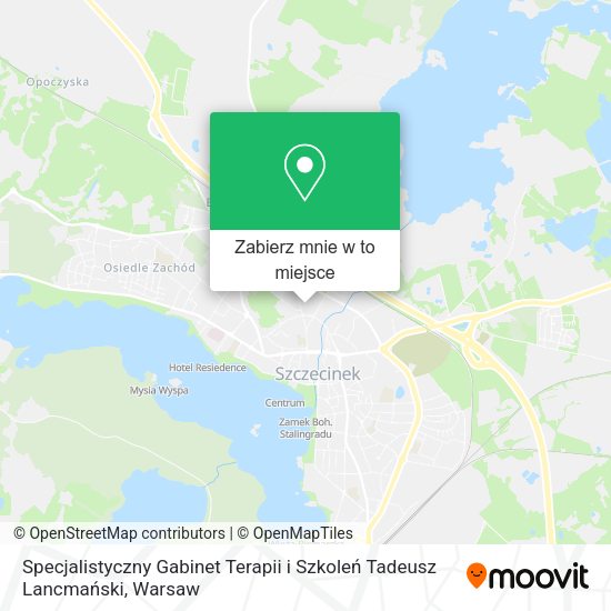 Mapa Specjalistyczny Gabinet Terapii i Szkoleń Tadeusz Lancmański