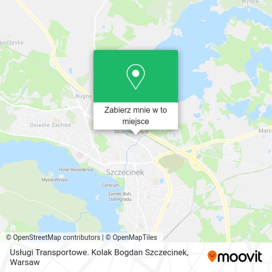 Mapa Usługi Transportowe. Kolak Bogdan Szczecinek