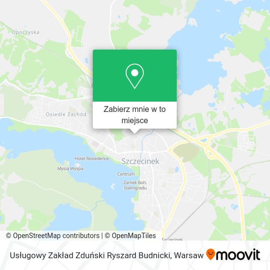 Mapa Usługowy Zakład Zduński Ryszard Budnicki