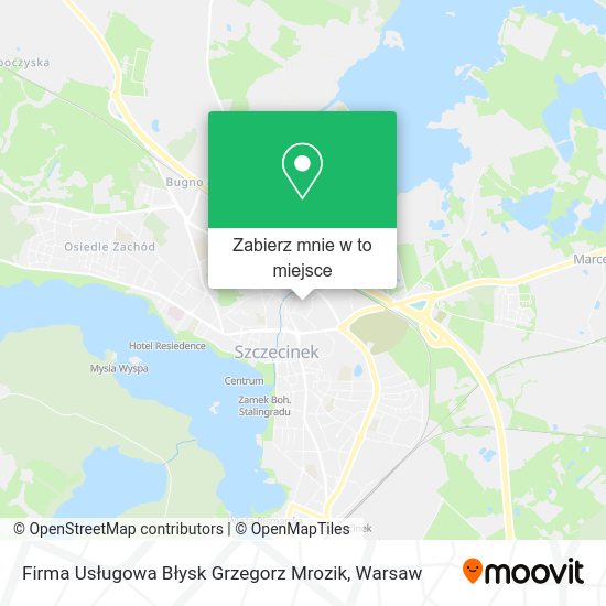 Mapa Firma Usługowa Błysk Grzegorz Mrozik