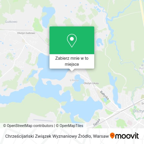 Mapa Chrześcijański Związek Wyznaniowy Źródło