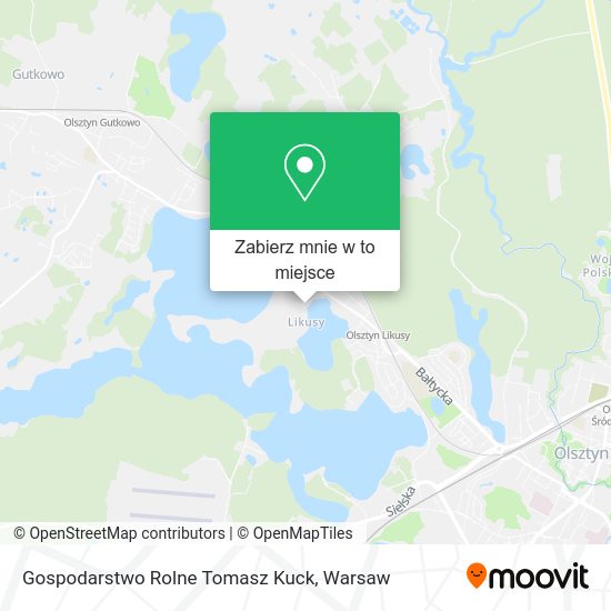 Mapa Gospodarstwo Rolne Tomasz Kuck